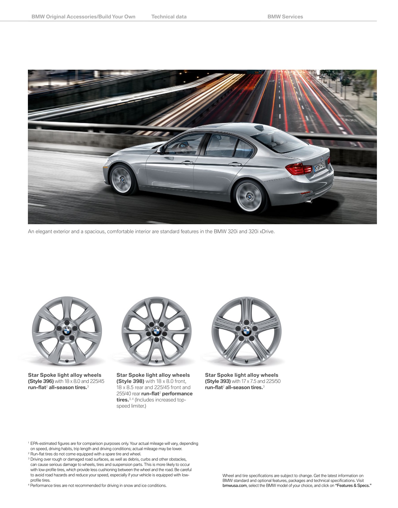 2014 BMW 3-Series Sedan Brochure Page 53